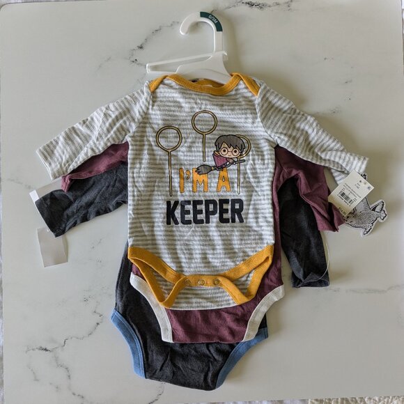 Harry Potter Wizarding World 3-piece onesie set - Picture 1 of 4
